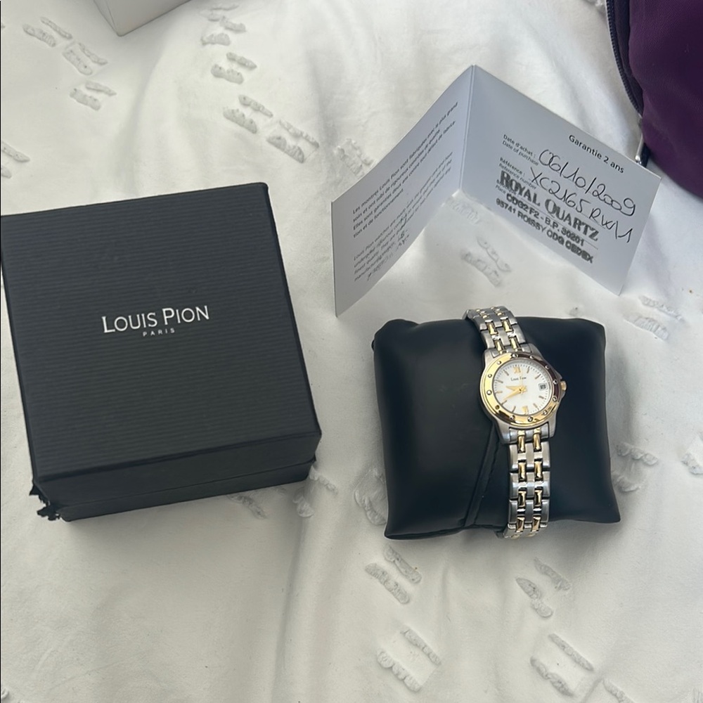 Women's Silver and Gold Watch